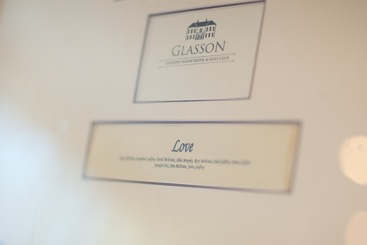 glasson country club hotel westmeath wedding ireland